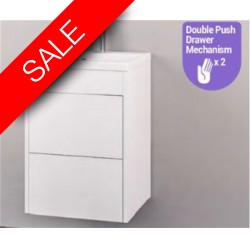 Eastbrook - Oslo 440mm Wall Hung Push Drawer Basin Unit