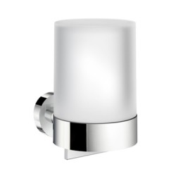 Smedbo - Home Holder With Glass Soap Dispenser