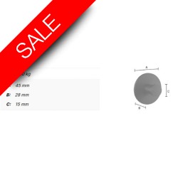 Smedbo - Dot - Towel Hook Self-Adhesive  Diameter 45mm