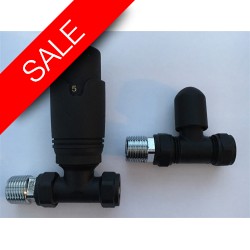 Eastbrook - 15mm Straight TRV & Lockshield Valve