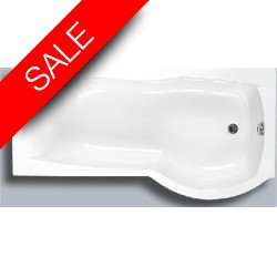 Carron Baths - Sigma Carronite Shower Bath NTH RH 1800mm