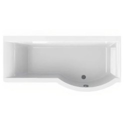 Carron Baths - Urban Carronite Shower Bath NTH RH 1700mm