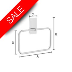 Smedbo - Pool Towel Ring 200x120mm