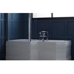 Carron Baths - Highgate Etched Shower Screen-LH