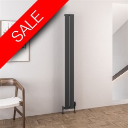 Eastbrook DR - Malmesbury 1800 x 185mm Aluminium Vertical Radiator
