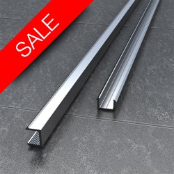 Vessini - X Series Recessed Channel For Up To 10mm Glass 1000mm