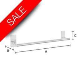 Smedbo - Pool Single Towel Rail Length 430mm