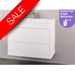 Eastbrook - Oslo 1000mm Wall Hung Push Drawer Basin Unit