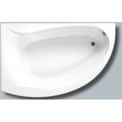 Carron Baths - Omega 5mm Offset Corner Bath NTH 1700 x 1000mm RH
