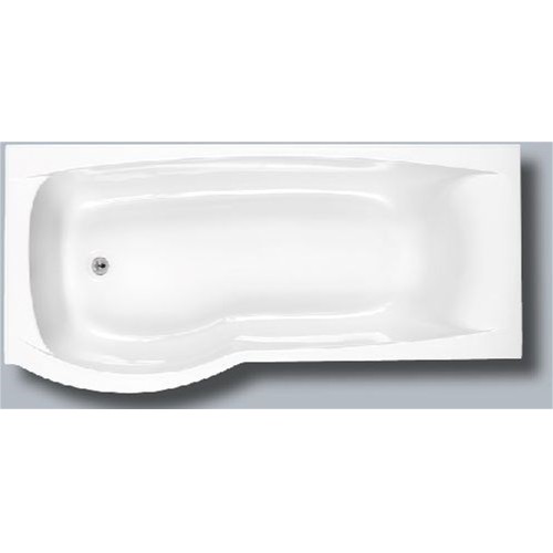Carron Baths - Delta 5mm NTH Shower Bath 1600 x 700-800mm LH