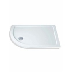 MX Shower Trays - Elements Low Profile LH Offset Quad 1000 x 800mm Shower Tray