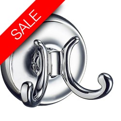 Smedbo - Villa Double Towel Hook Dia 70mm