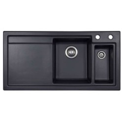 Thomas Denby - Lydian Chef 1.5 Bowl Single Drainer LHD-BLACK SATIN