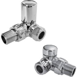 Abacus - Ultima Corner Radiator Valve Set