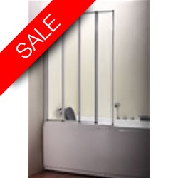 Eastbrook - Volente 4 Fold Bath Screen 1000mm x 1400mm high