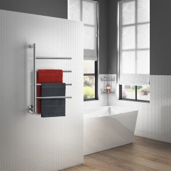 Smedbo - Dry Heated Towel Rail 4 Swivel Arms