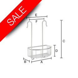 Smedbo - Sideline Soap Basket For Shower Mixer 217x134mm