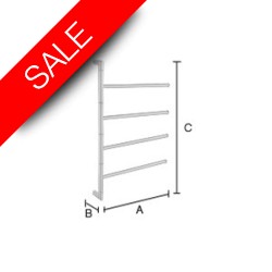 Smedbo - OutlineLite Towel Bar 4 Swivel Arms