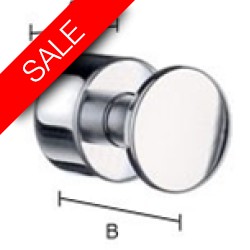 Smedbo - Home Multi-Purpose Hook Pair Depth 25mm Dia 19mm