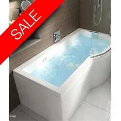 Carron Baths - Celsius Carronite Shower Bath 1700 x 750-900mm RH