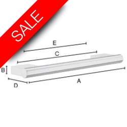Smedbo - Air Grab Bar Total Length 300mm