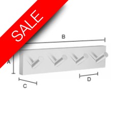 Smedbo - House Quadruple Hook Length 178mm