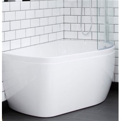 Carron Baths - Profile Carronite Shower Bath RH NTH 1500mm