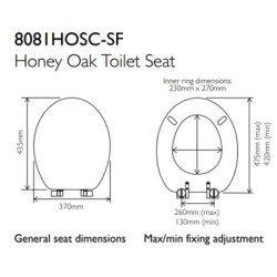 Roper Rhodes - Traditional Secure Fix Soft Close QR Wood Seat