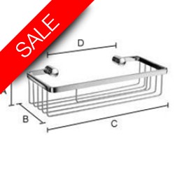 Smedbo - Design Soap Basket 250 x 110mm Height 60mm