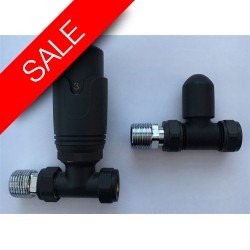 Eastbrook - 15mm Straight TRV & Lockshield Valve