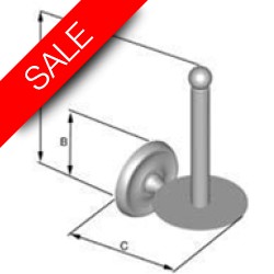 Smedbo - Villa Spare Toilet Roll Holder Height 175mm