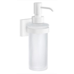 Smedbo - House Holder With Glass Soap Dispenser Wallmount
