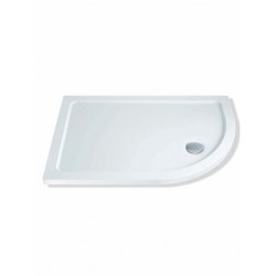 MX Shower Trays - Elements Low Profile RHOffset Quad 1000 x 760mm Shower Tray