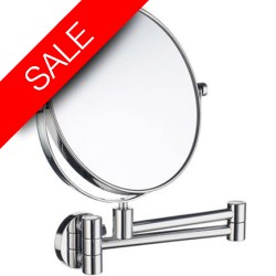Smedbo - Outline Swing Arm Shaving/Make-Up Mirror-Wallmount