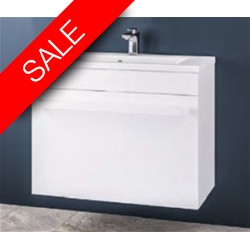 Eastbrook - Oslo 800mm Wall Hung Basin Unit With Internal Drawer