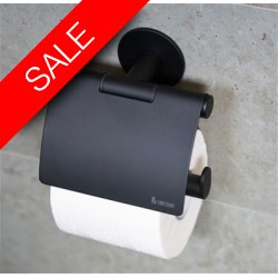 Smedbo - Dot - Toilet Roll Holder With Lid Self-Adhesive
