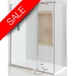 Eastbrook - Flipper Walk In Easy Clean Front Panel 1100mm