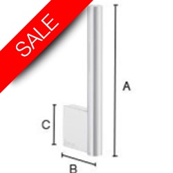 Smedbo - Air Spare Toilet Roll Holder 170mm