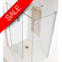 Eastbrook - Corniche Easy Clean Walk In Front Panel For 1500mm