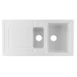 Thomas Denby - Thomas Denby Jarla 1.5 Bowl Inset Ceramic Sink