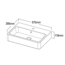 Roper Rhodes - Hampton 560mm Ceramic Basin