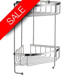 Smedbo - Sideline Design Corner Soap Basket Double 195 x 195mm