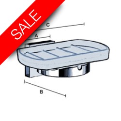 Smedbo - House Holder With Frosted Glass Soap Dish