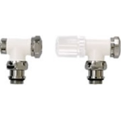 Ultraheat - Decor Angle Valve Set-white