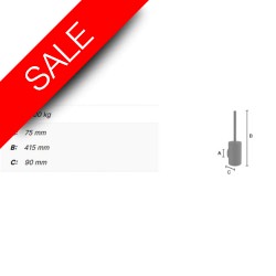 Smedbo - Dot Toilet Brush Stainless Steel Self-Adhesive
