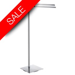 Smedbo - Outline Double Towel Rail Freestanding Square