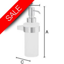 Smedbo - Air Holder With Glass Soap Dispenser