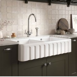 Thomas Denby - Thomas Denby Cotswold 1000 2 Bowl Ceramic Belfast Sink