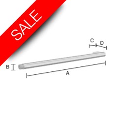 Smedbo - Living Fixing Point Long Length 600mm Dia 32mm