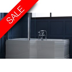Carron Baths - Highgate bath Screen with etching-LH